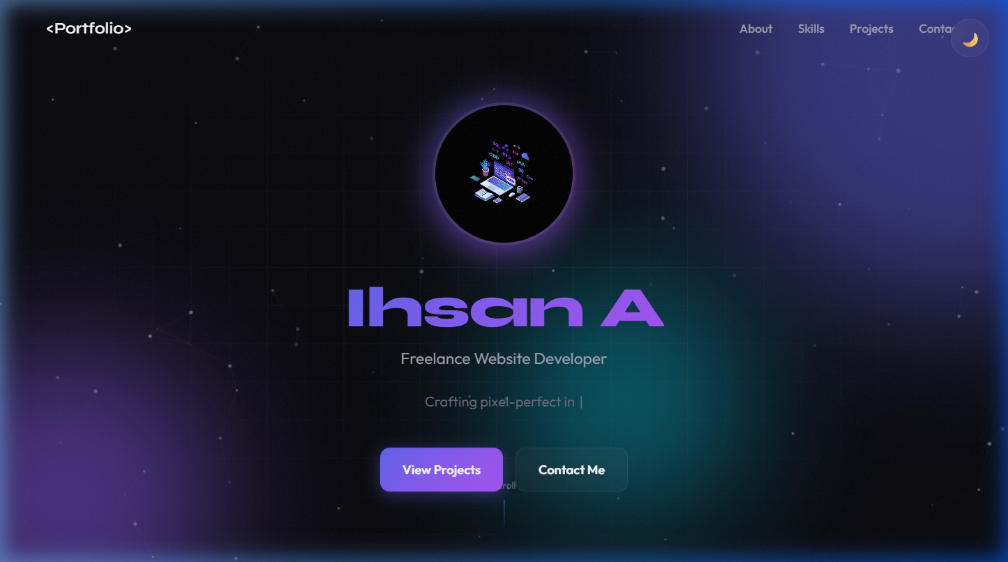 Ihsan Web Portfolio screenshot